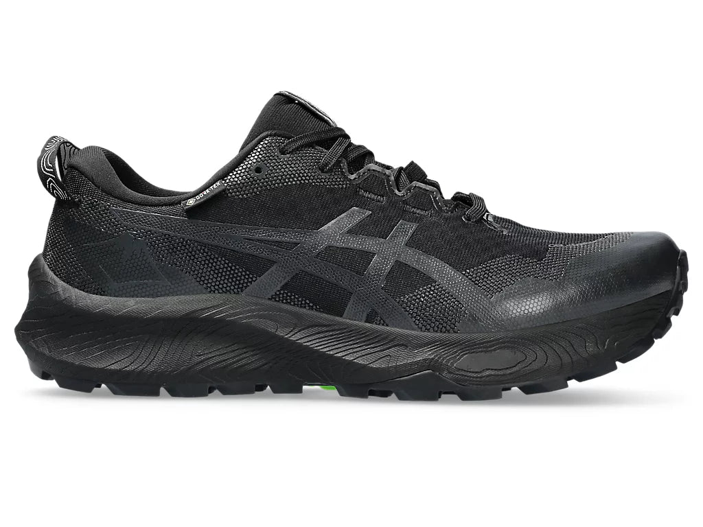 Asics Men s GEL Trabuco 12 GTX Running Shoes in Black Graphite Grey ATR Sports