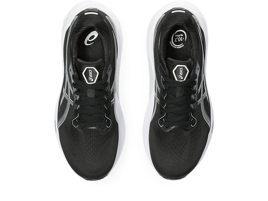 Asics Women's GEL-KAYANO 30 Wide (D) Running Shoes in Black/Sheet Rock
