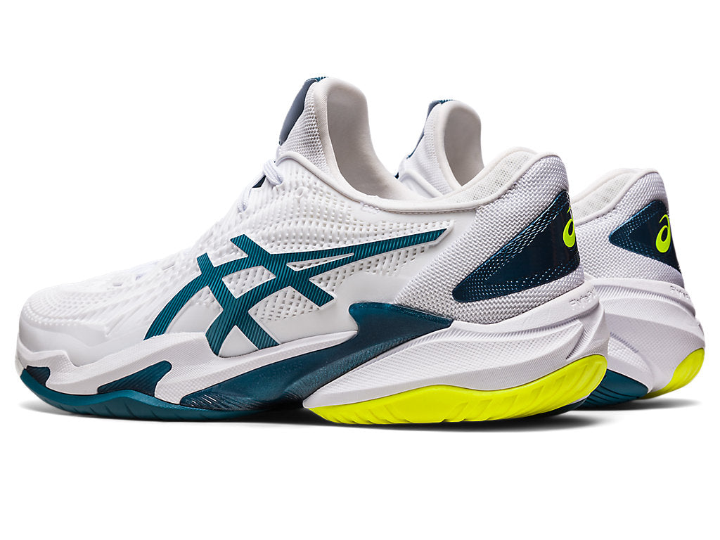 Asics Men's COURT FF 3 CPS Shoes in White/Gris Blue