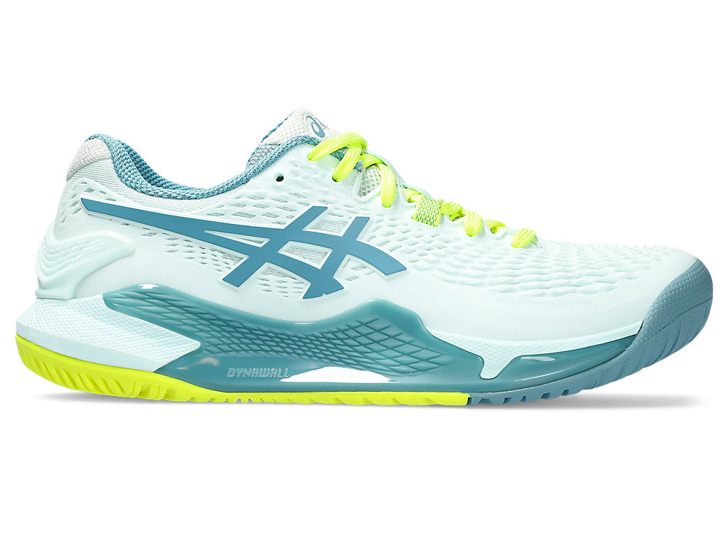 Asics Women'S GEL-RESOLUTION 9 CPS Shoes in Soothing Sea/Gris Blue