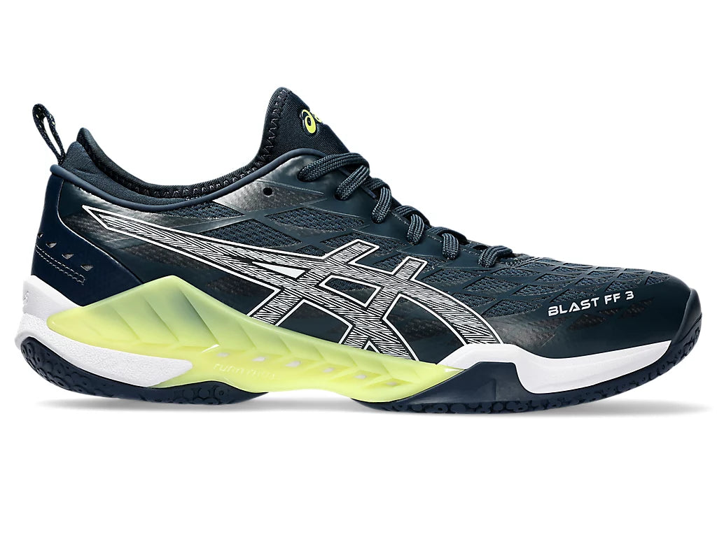 Asics Men's Blast FF 3 Indoor Court Shoes in French Blue/White