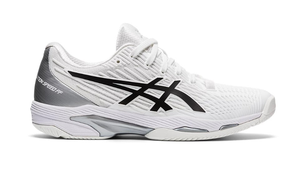 Asics Women's  Solution Speed FF 2 Tennis Shoes In White/Black