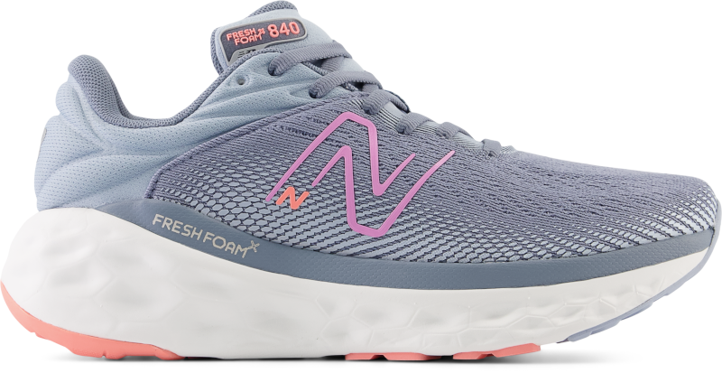 New Balance Women s Fresh Foam X 840V1 Grey Pink Wide 7.5