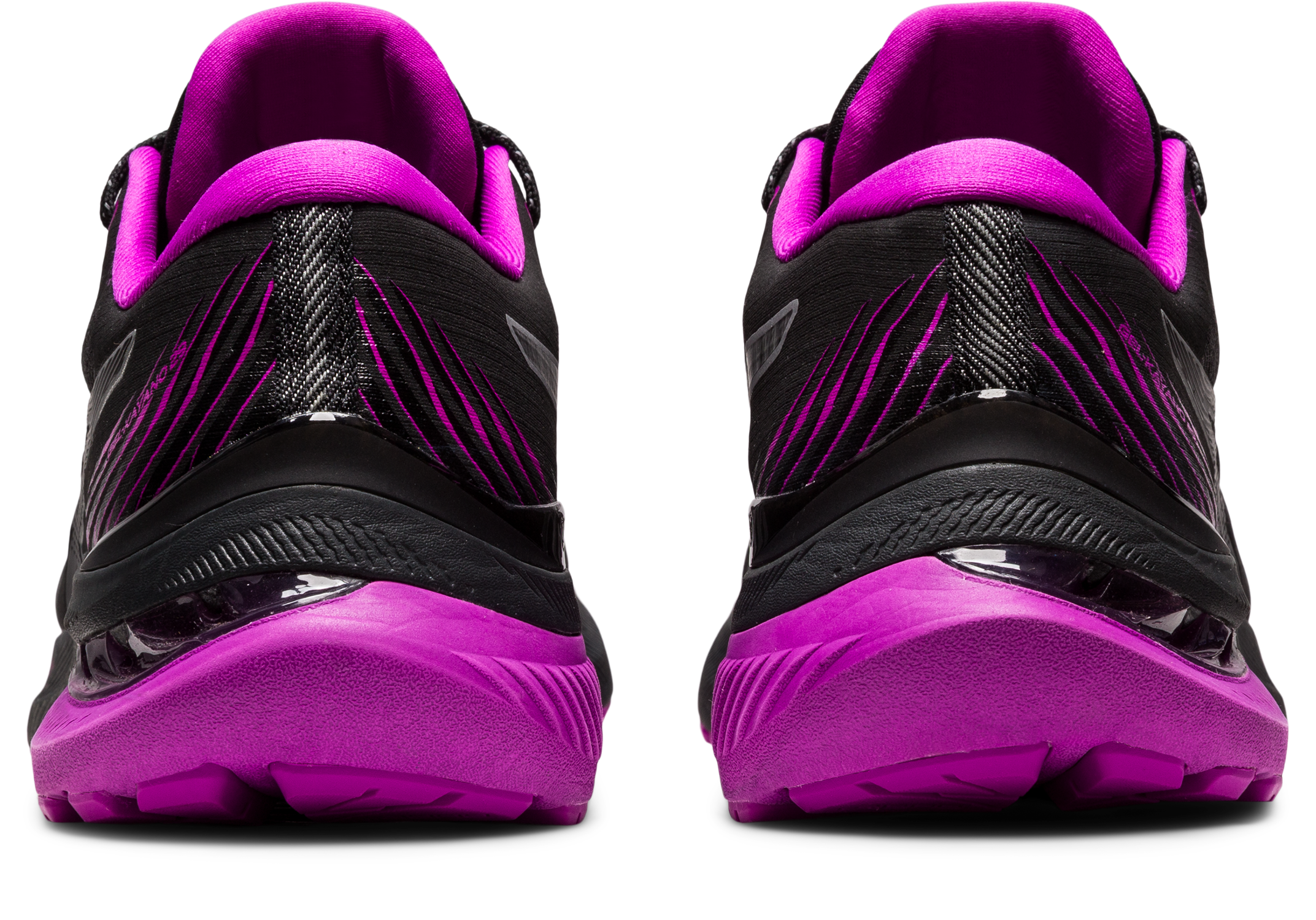 Asics Women's Gel-Kayano 29 Lite-Show Running Shoes in Black/Orchid