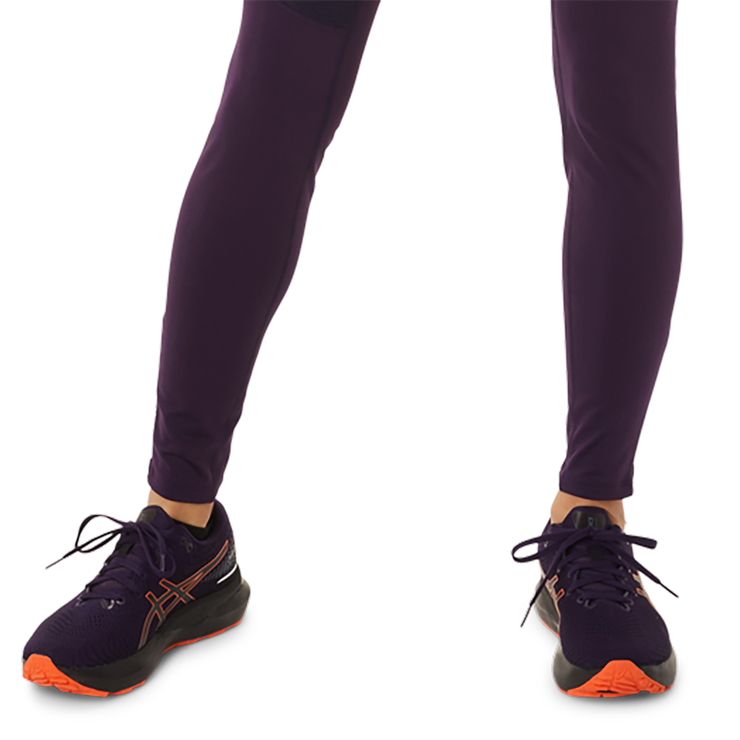Asics Women's Gel-Cumulus 24 GTX Running Shoes in Night Shade/Nova Orange
