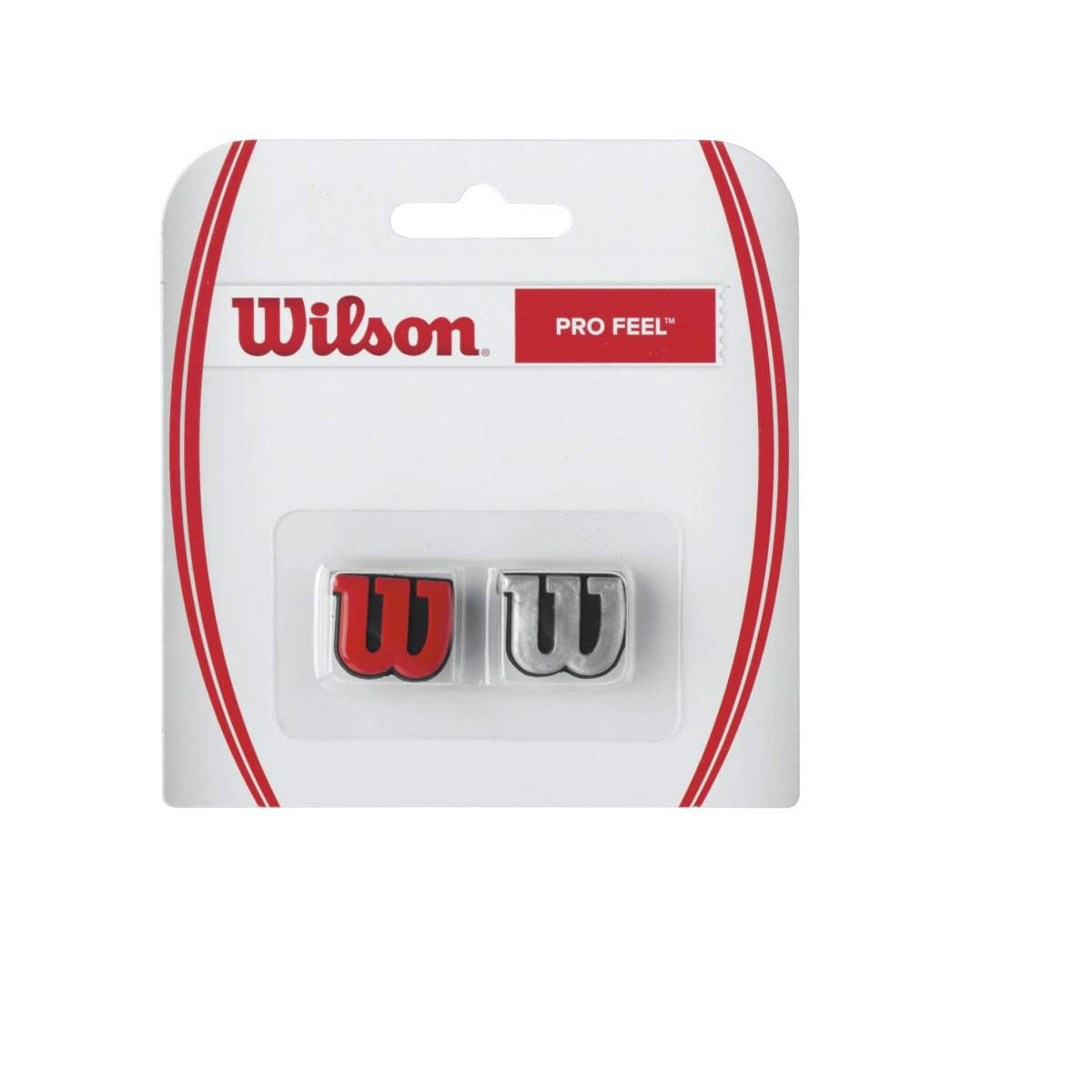 Wilson Pro Feel Racquet Red Silver Dampener - atr-sports