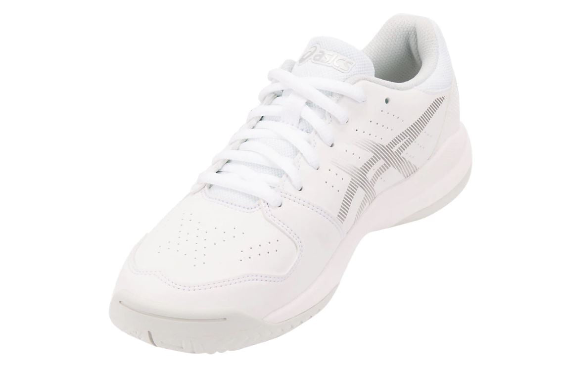 Asics Kid's Gel-Game 7 GS Tennis Shoes in White/Silver