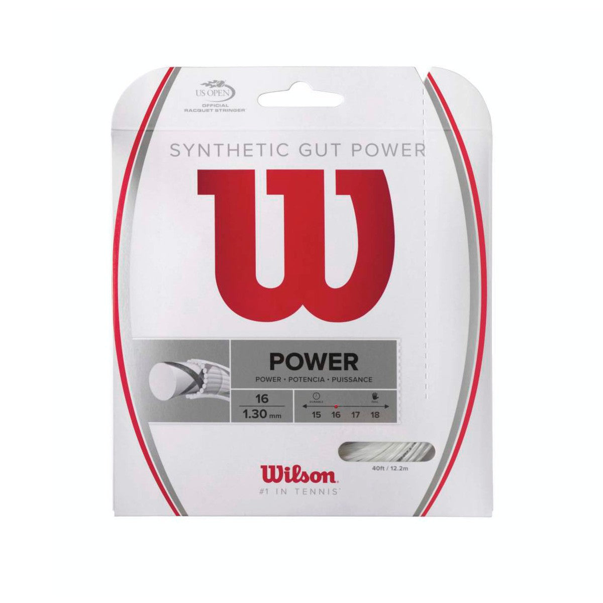 Wilson Synthetic Gut Power Tennis String Set - atr-sports