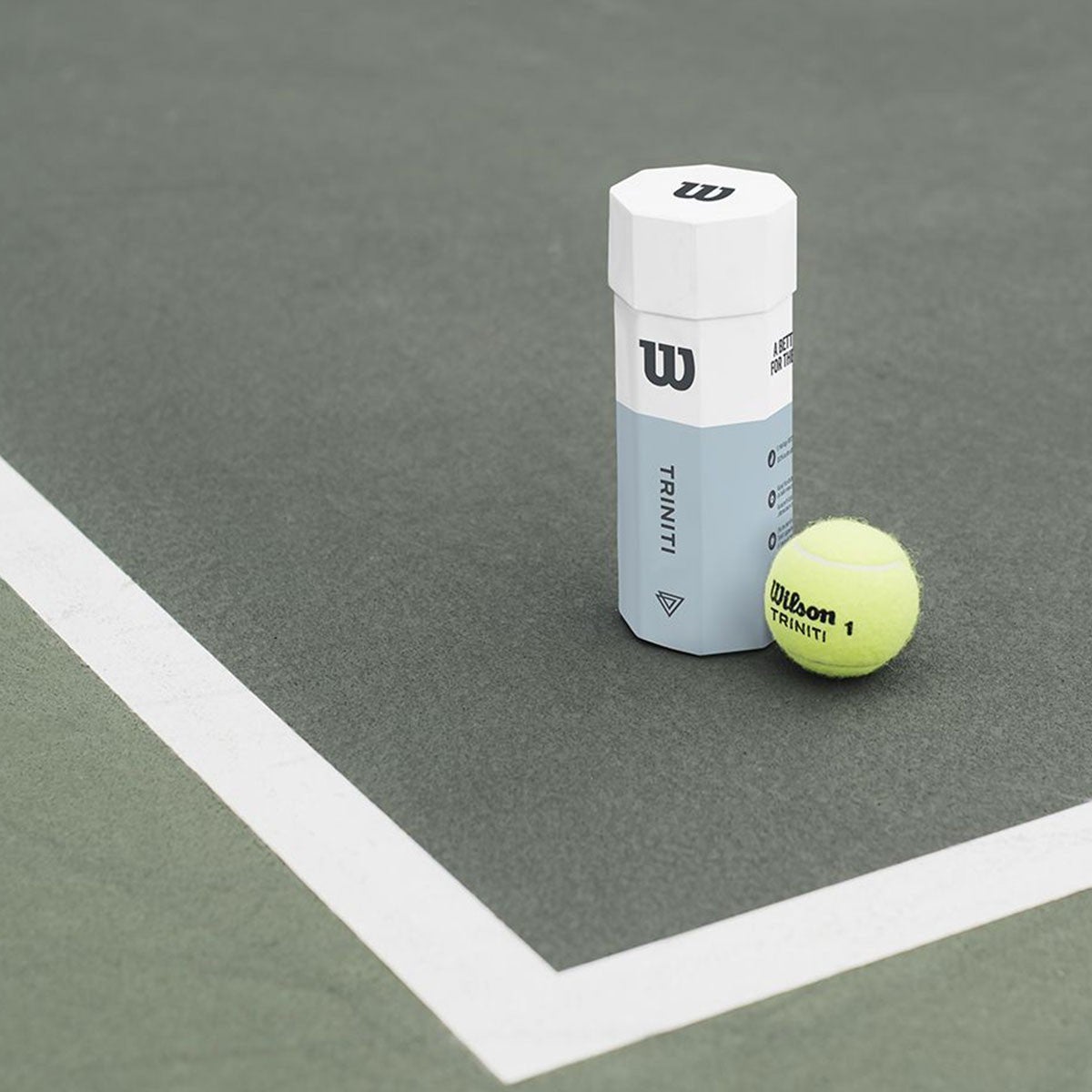 Wilson Triniti Tennis Ball - 3 Ball Sleeve - Case