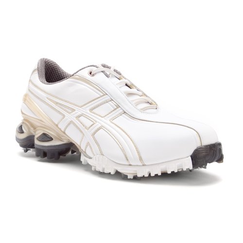 Asics Women's Gel-Ace Golf Shoes in White/Champagne Gold Size 6 - atr-sports