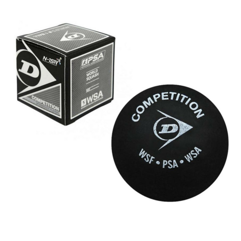 Dunlop Competition Squash Ball - (1 Ball) - atr-sports