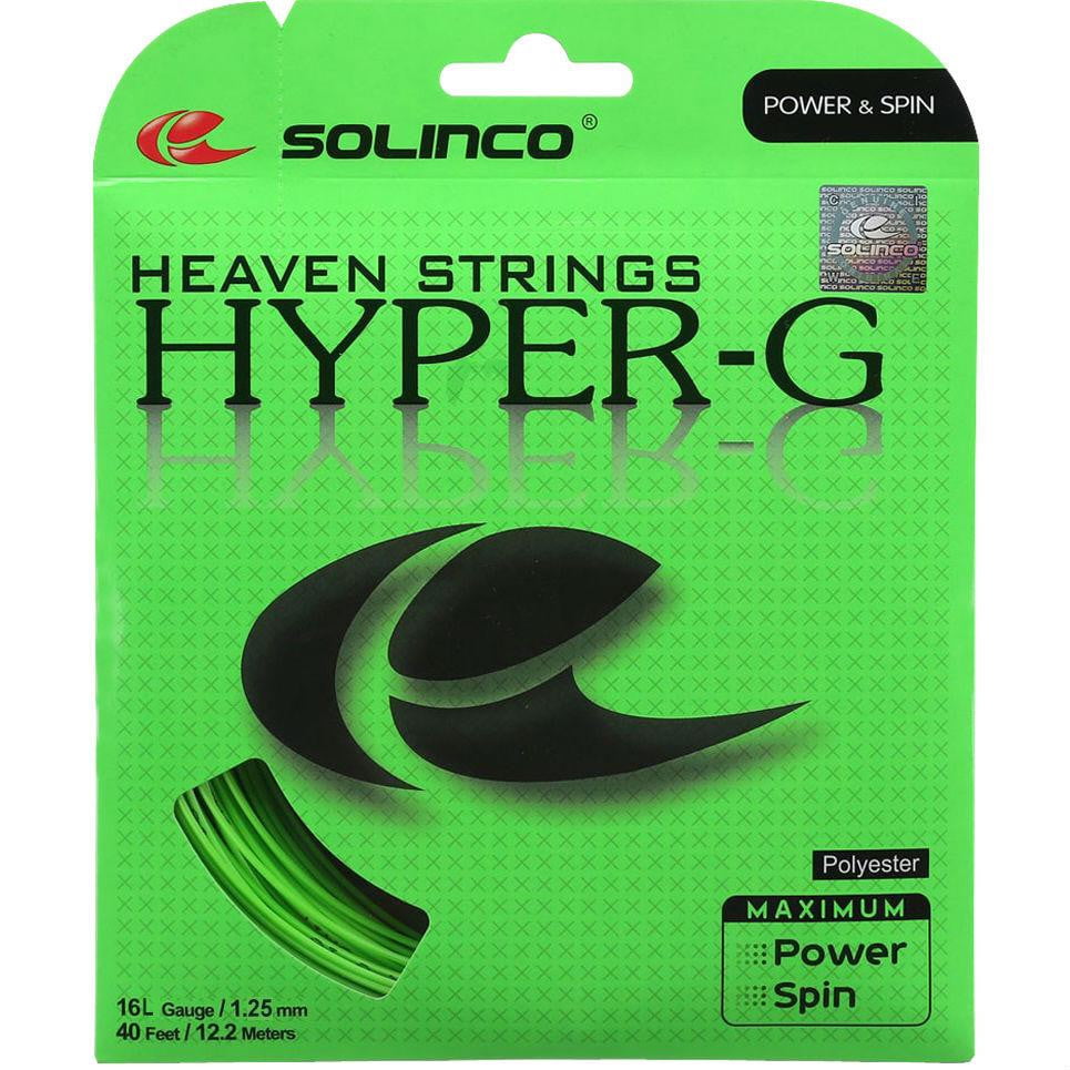 Solinco Hyper-G  16L Tennis String in Green - String - Solinco - ATR Sports