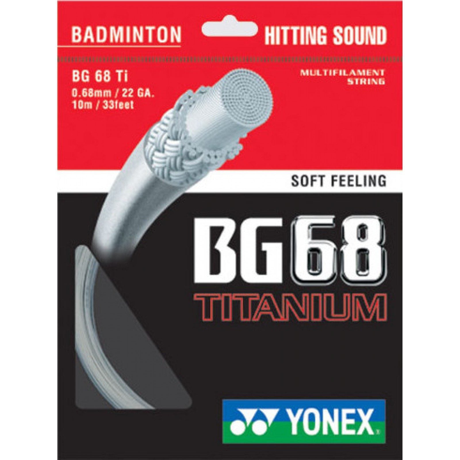 Yonex BG68 TI Badminton String - atr-sports