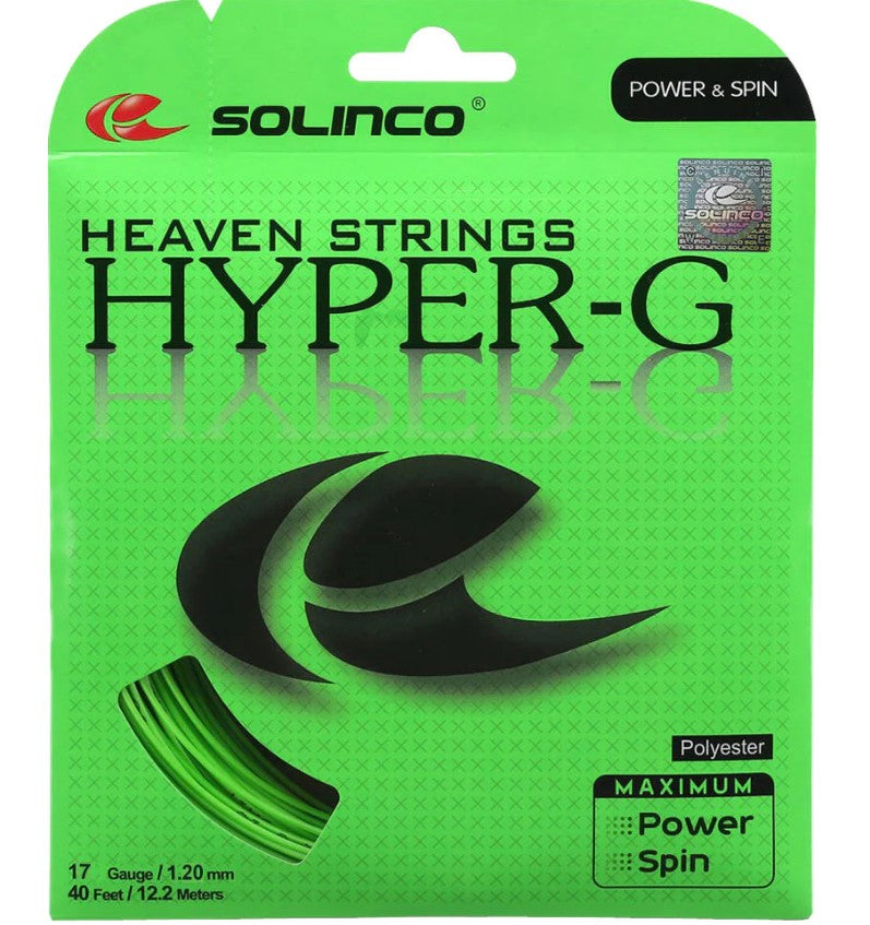 Shop Solinco Hyper-G 18 Tennis String in Green