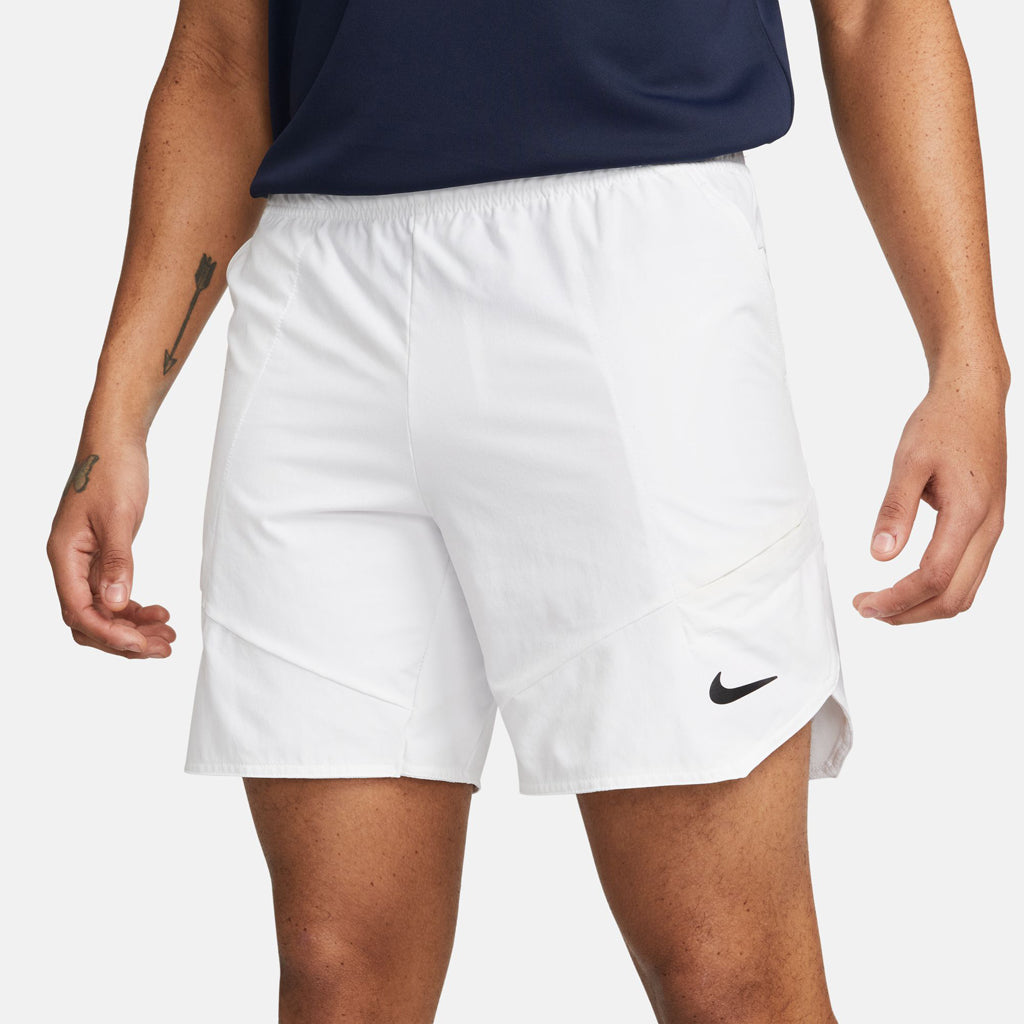 Nike Men's Court Dri-FIT Advantage Shorts 7 In White/Black