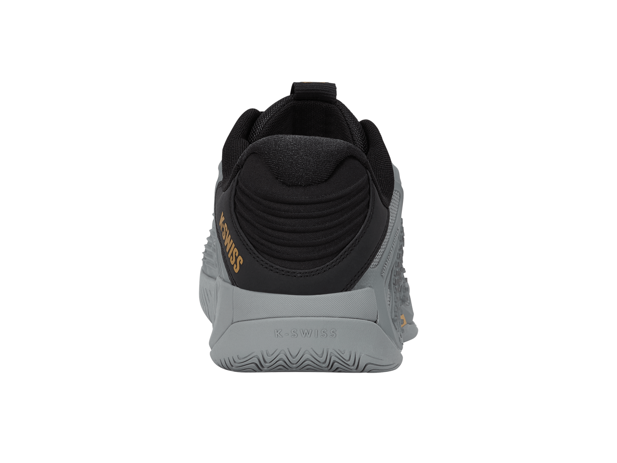 K-Swiss Men's Hypercourt Express 3 Tennis Shoes in Ultimate Gray/Moonless Night – Ultimate Gray/Moonless Night/Gold
