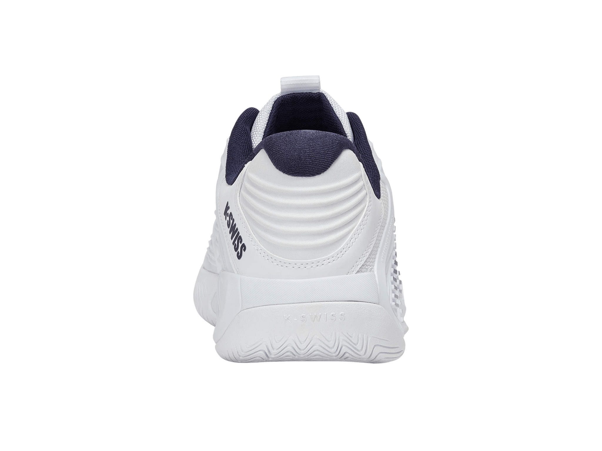 K-Swiss Men's Hypercourt Express 3 Tennis Shoes in White/Peacoat – White/Peacoat/Silver – view 4