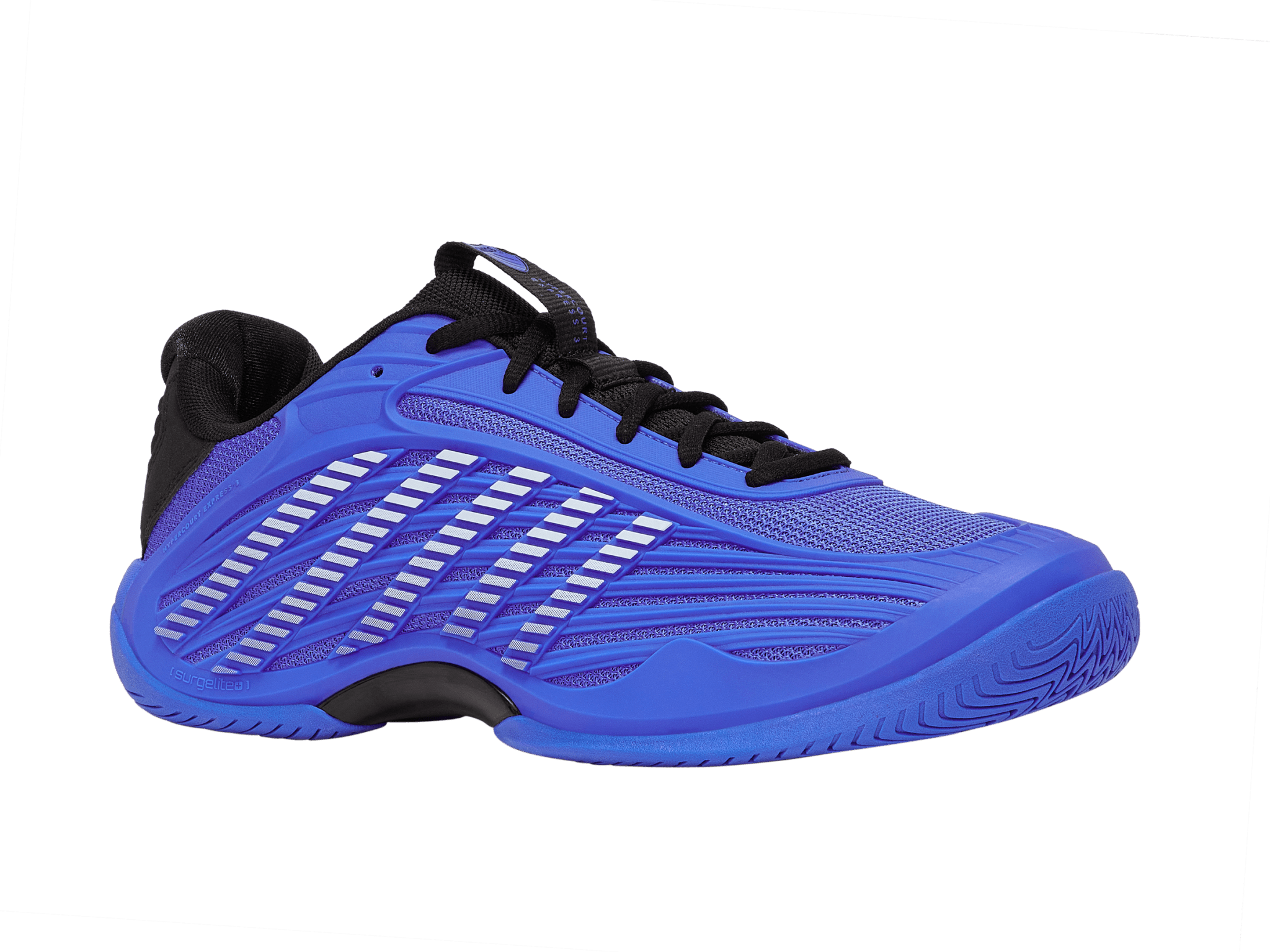 K-Swiss Men's Hypercourt Express 3 Tennis Shoes in Dazzling Blue – Dazzling Blue/Black/White – view 2