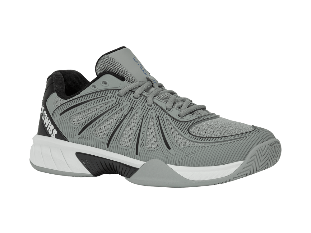 K-Swiss Men's Express Light Pickleball 2 Court Shoes in Ultimate Gray – Ultimate Gray/White/Black – view 2