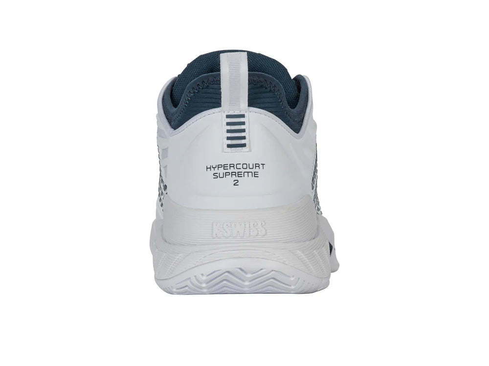 Kswiss Men's Hypercourt Supreme 2 Tennis Shoes in White/Stargazer