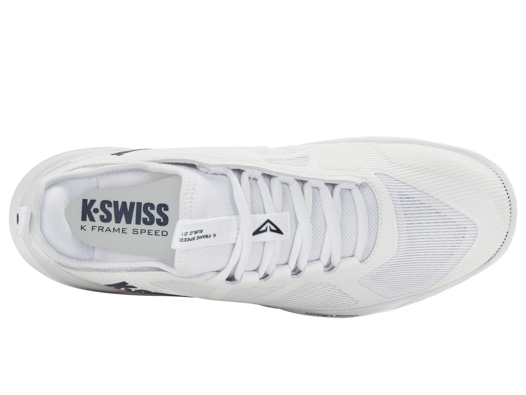 K-Swiss Men's K-Frame Speed Rublo Tennis Shoes in White/Peacoat – White/Peacoat – view 6