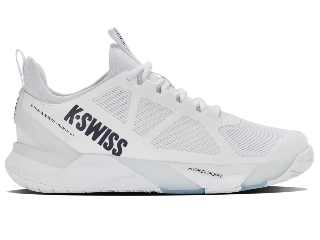 K-Swiss Men's K-Frame Speed Rublo Tennis Shoes in White/Peacoat – White/Peacoat