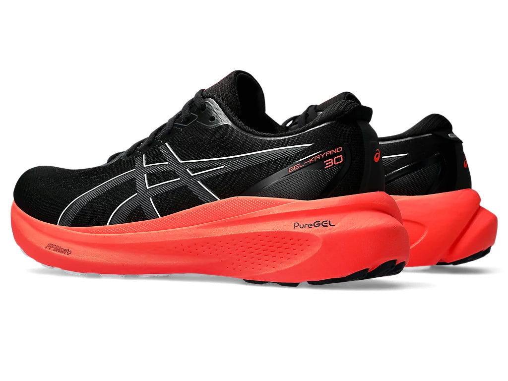 Asics Men's GEL-KAYANO 30 Running Shoes in Black/Carrier Grey