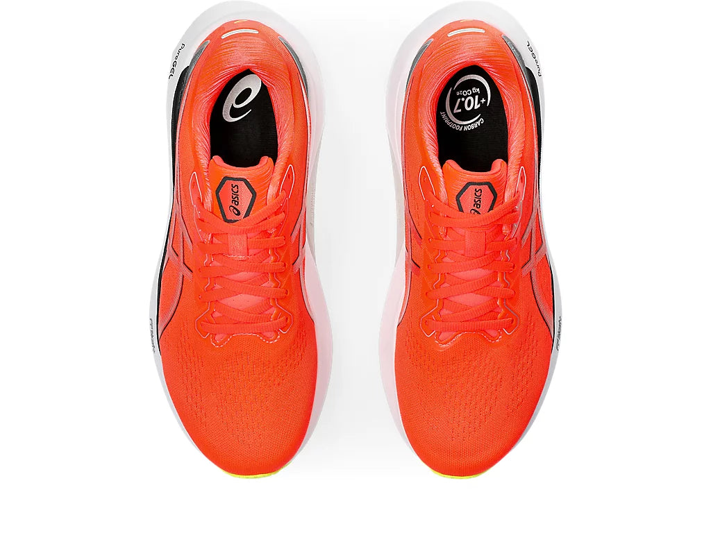 Asics Men's GEL-KAYANO 30 Running Shoes in Sunrise Red/Black