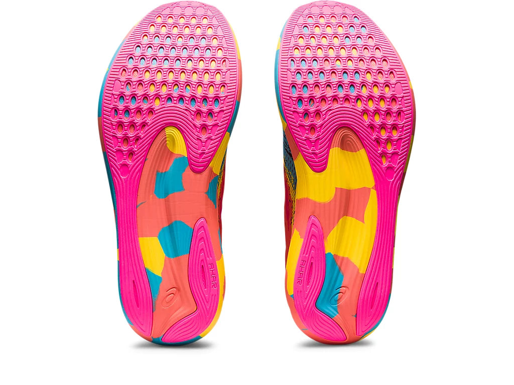 Asics Men's NOOSA TRI 15 Running Shoes in Aquarium/Vibrant Yellow
