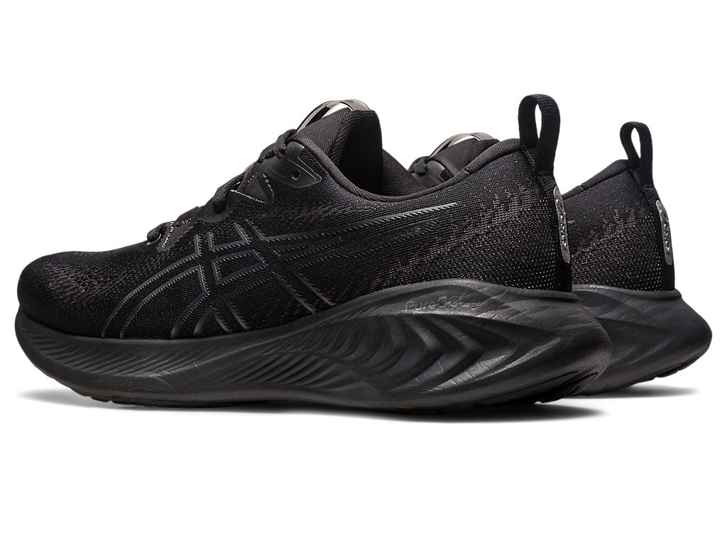 Asics Men's GEL-CUMULUS 25 Running Shoes in Black/Gunmetal