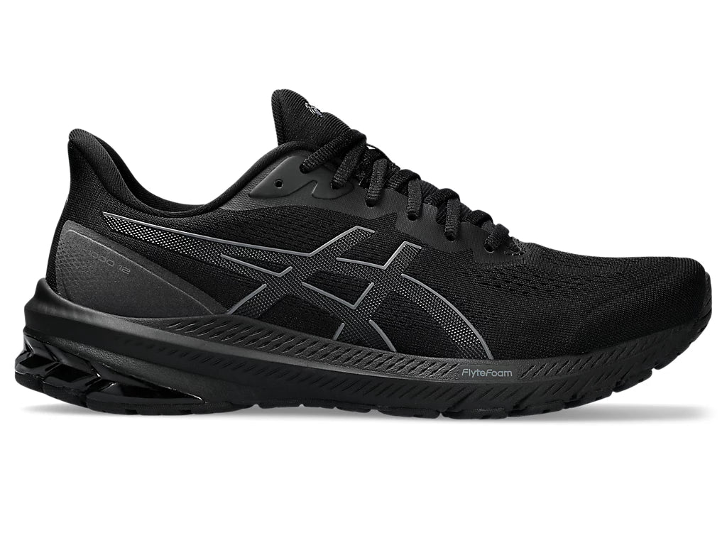 Asics Men's GT-1000 12 Extra wide (4E) Running Shoes in Black/Carrier Grey