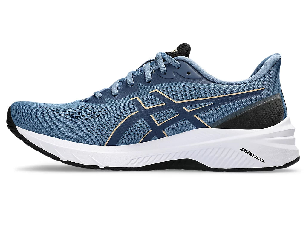 Asics Men's GT-1000 12 Running Shoes in Storm Blue/Dune