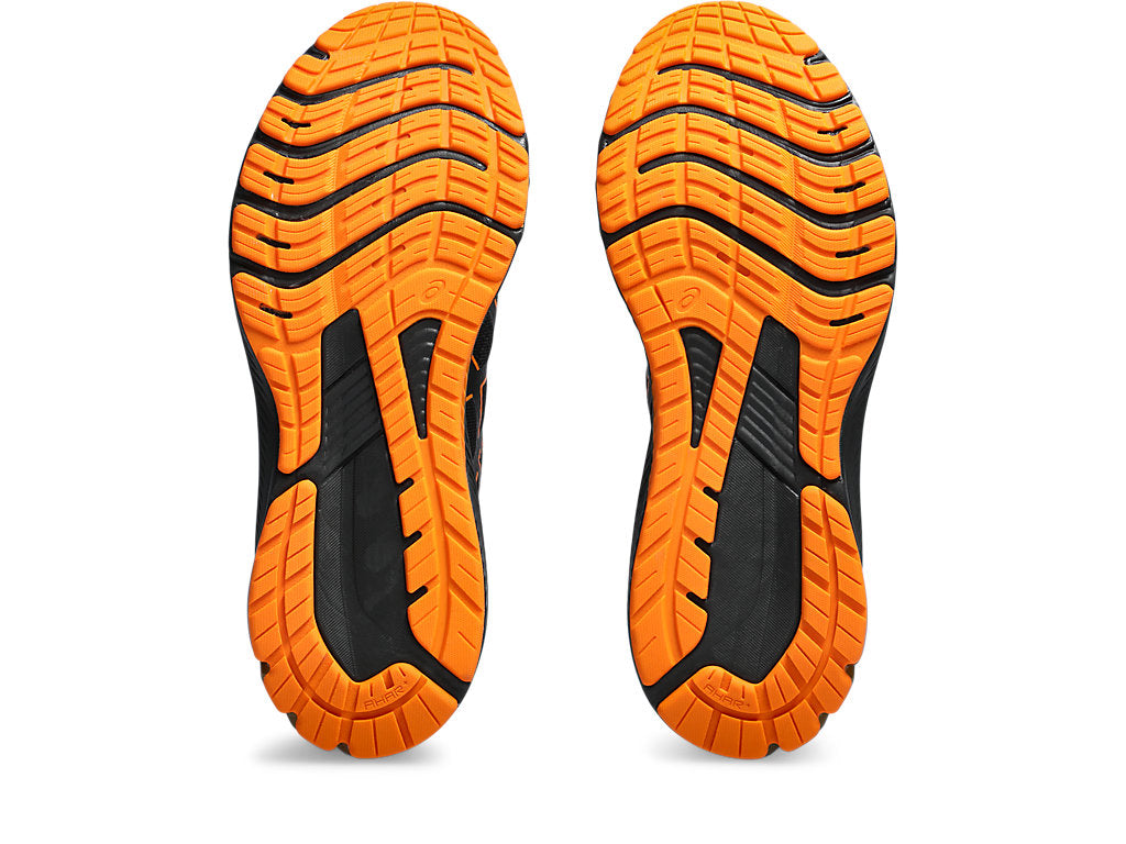 Asics Men's GT-1000 12 GTX Running Shoes in Black/Bright Orange