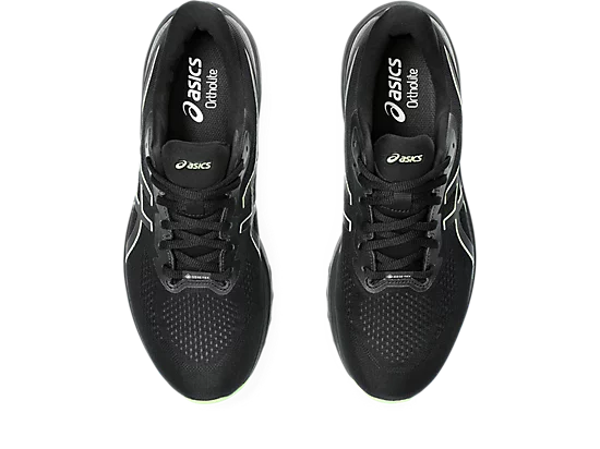 Asics Men's GT-1000 12 GTX Running Shoes in Black/Illuminate Green