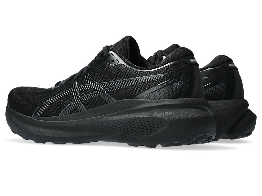 Asics Men's GEL-KAYANO 30 Extra wide (4E) Running Shoes in Black/Black