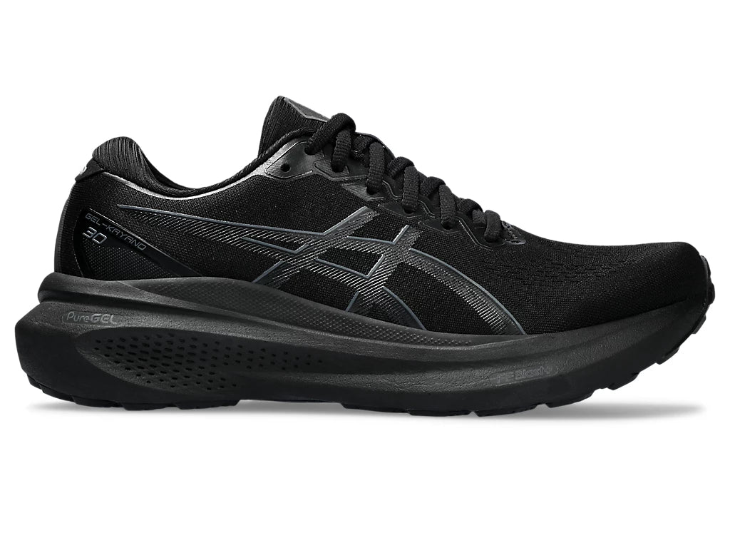 Asics Men's GEL-KAYANO 30 Extra wide (4E) Running Shoes in Black/Black