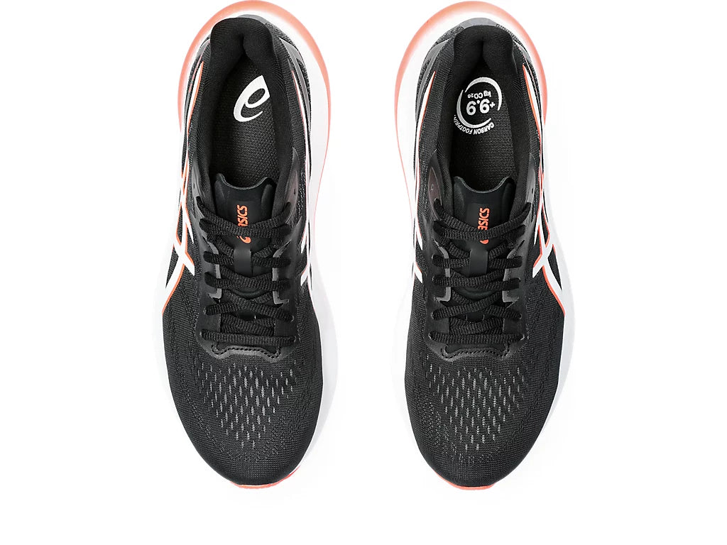 Asics Men's GT-2000 12 Running Shoes in Black/Sunrise Red