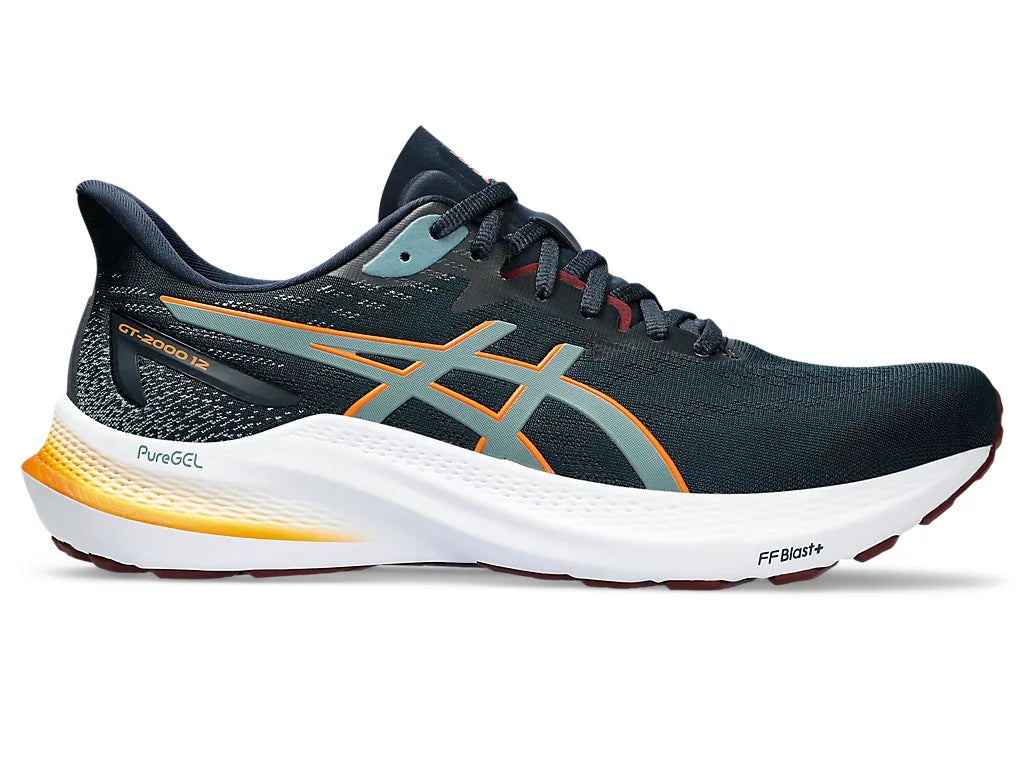 Asics Men's GT-2000 12 Running Shoes in French Blue/Foggy Teal