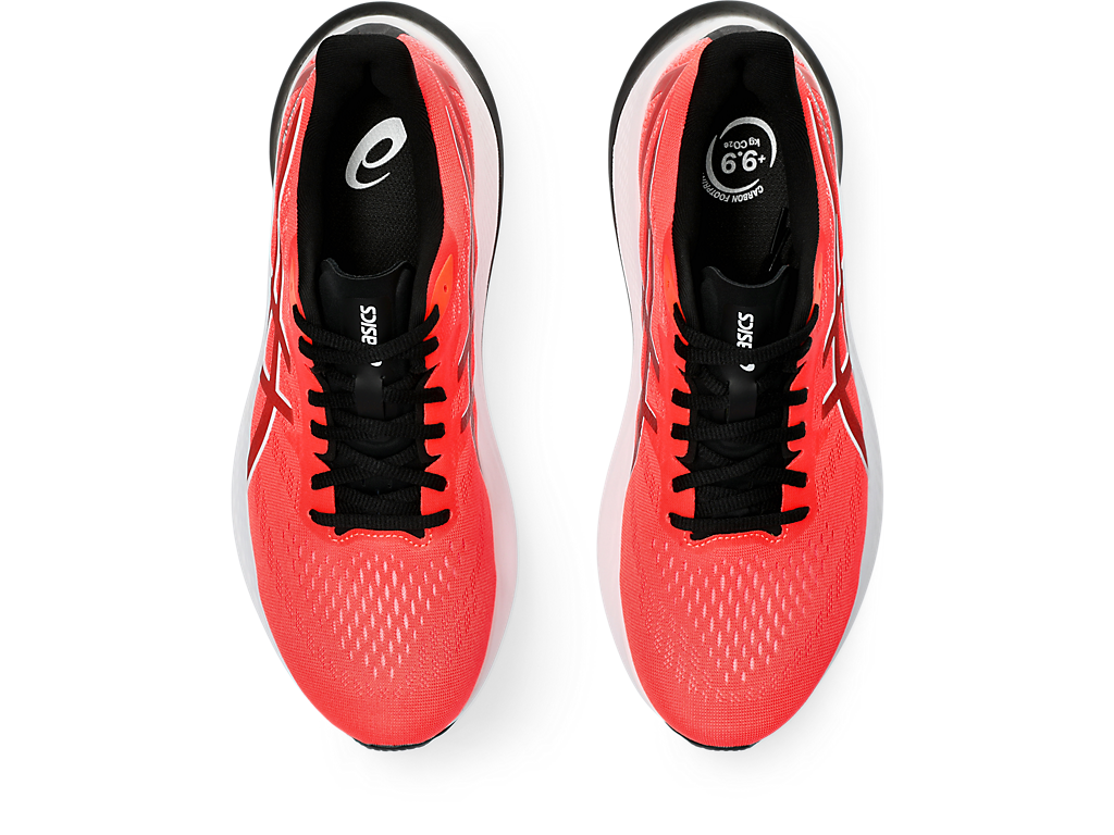 Asics Men's GT-2000 12 Running Shoes in Sunrise Red/White