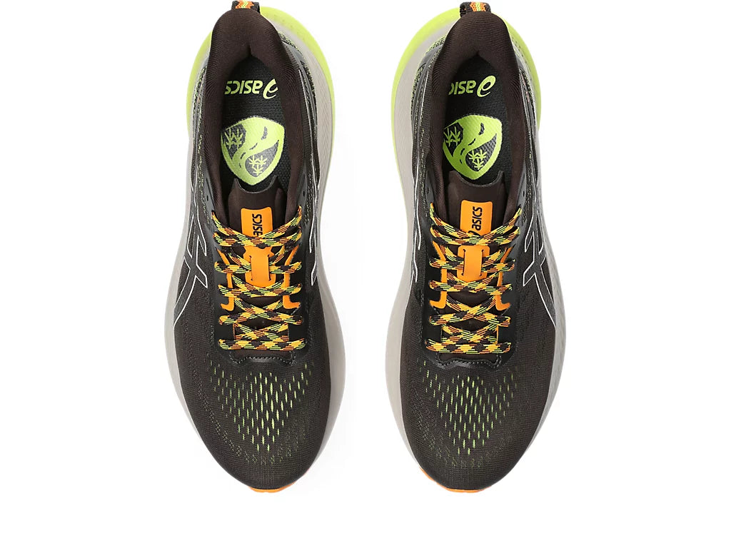 Asics Men's GT-2000 12 TR Running Shoes in Nature Bathing/Neon Lime