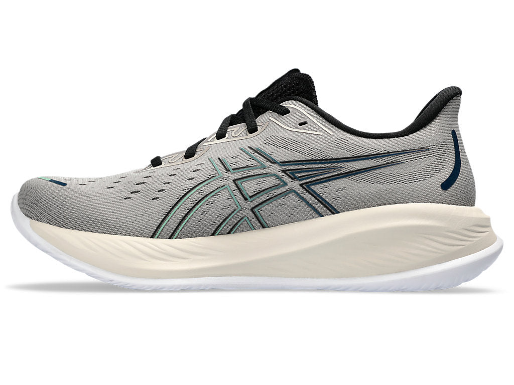 Asics Men's GEL-CUMULUS 26 Running Shoes in Moonrock/Dark Mint