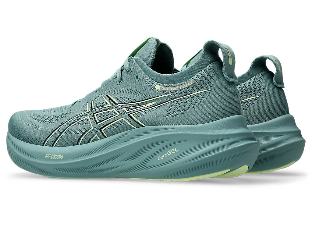 Asics Men's GEL-NIMBUS 26 Running Shoes in Celadon/Light Celadon