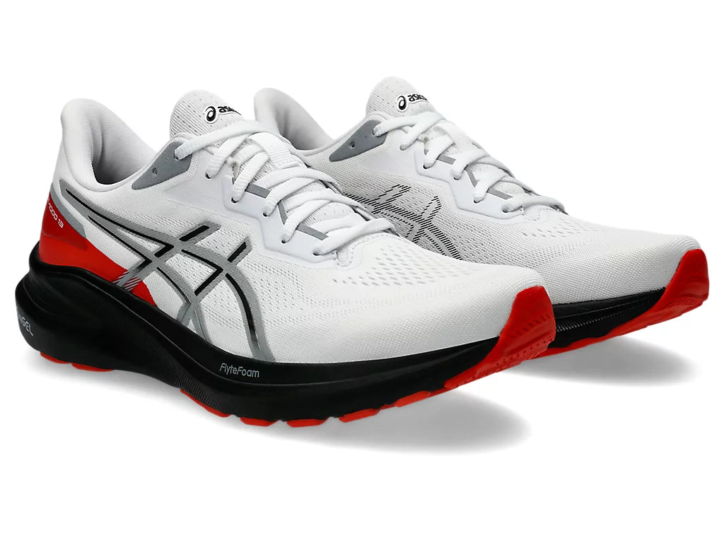 Asics Men's Gt-1000 13 Running Shoes in White/Black