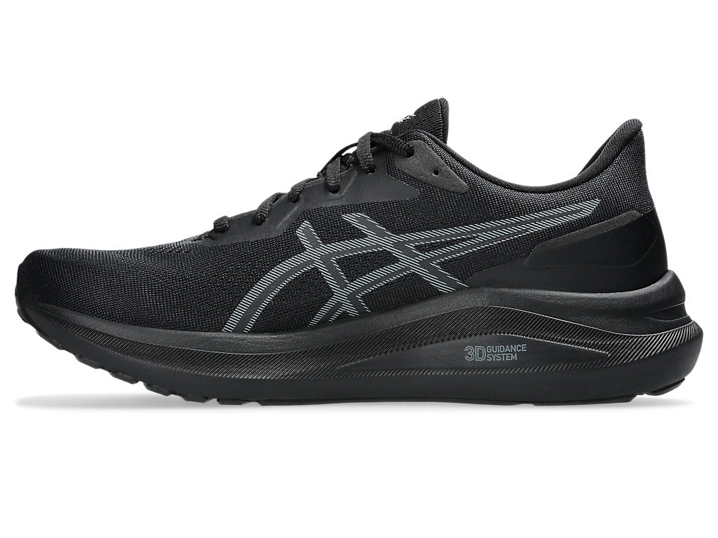 Asics Men's Gt-1000 13 Extra wide (4E) Running Shoes in Black/Steel Grey