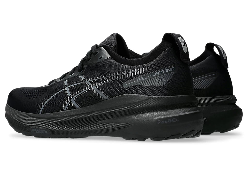 Asics Men's GEL-KAYANO 31 Running Shoes in Black/Black