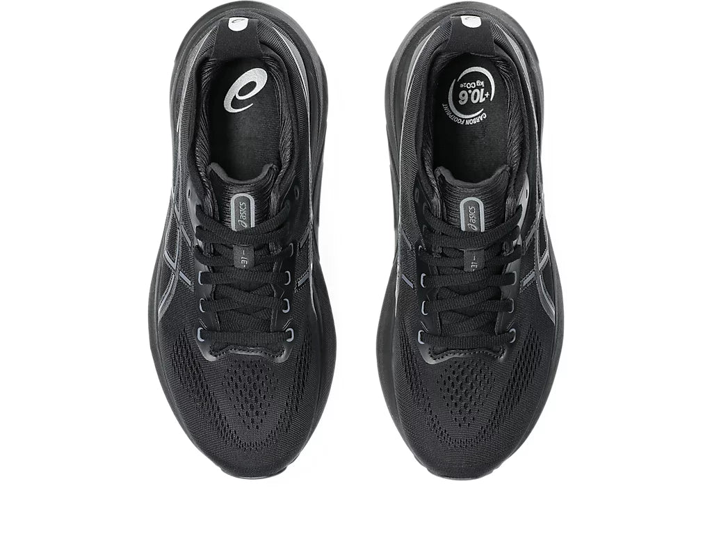 Asics Men's GEL-KAYANO 31 Running Shoes in Black/Black