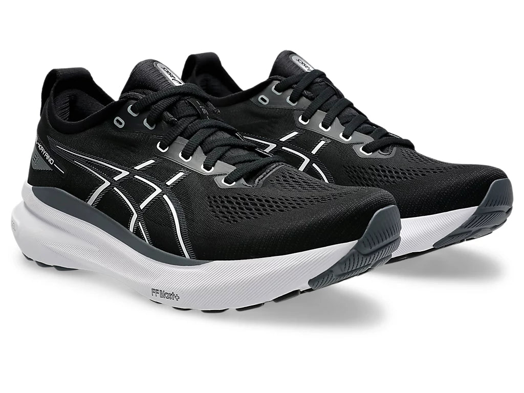 Asics Men's GEL-KAYANO 31 Running Shoes in Black/White