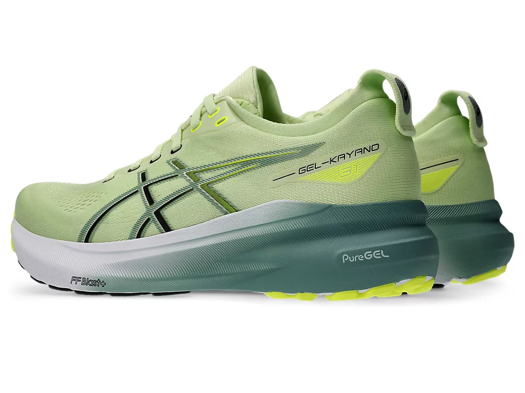 Asics Men's GEL-KAYANO 31 Running Shoes in Cool Matcha/Celadon