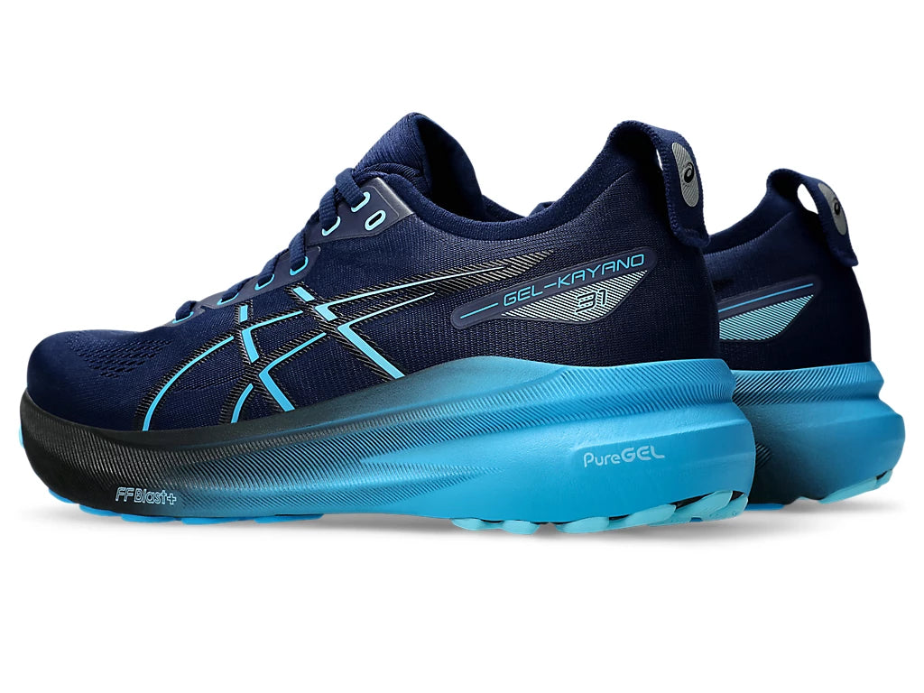 Asics Men's GEL-KAYANO 31 Running Shoes in Blue Expanse/Digital Aqua