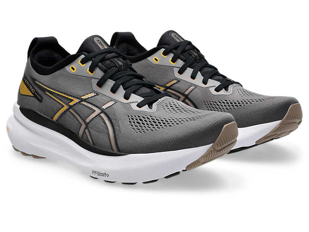 Asics Men's GEL-KAYANO 31 Wide (2E) Running Shoes in Carbon/Taupe Grey